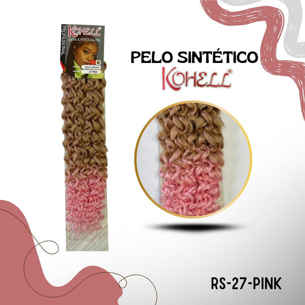 RS-27-PINK · PELO SINTETICO CROCHET