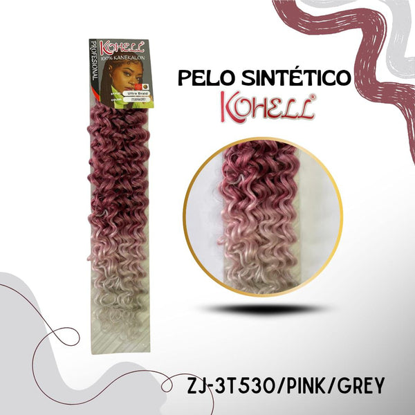 ZJ-3T530/PINK/GREY · PELO SINTETICO CROCHET