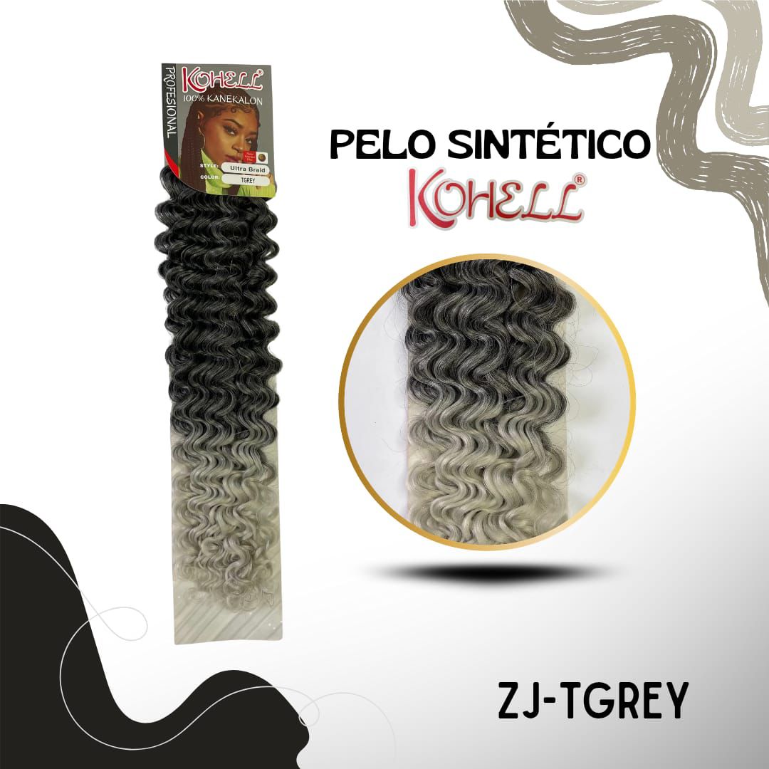 PELO SINTÉTICO CROCHET - ZJ-TGREY