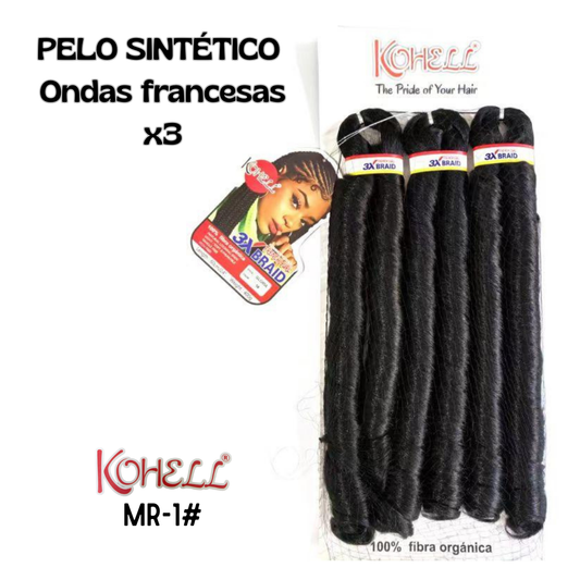 PELO SINTÉTICO ONDAS FRANCESAS - MR-1#