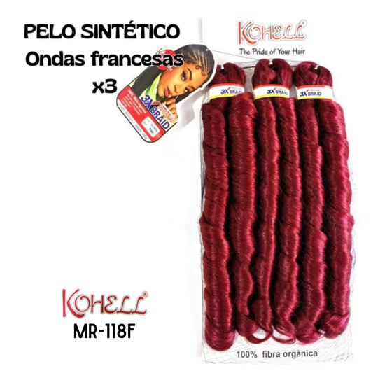 PELO SINTÉTICO ONDAS FRANCESAS - MR-118F