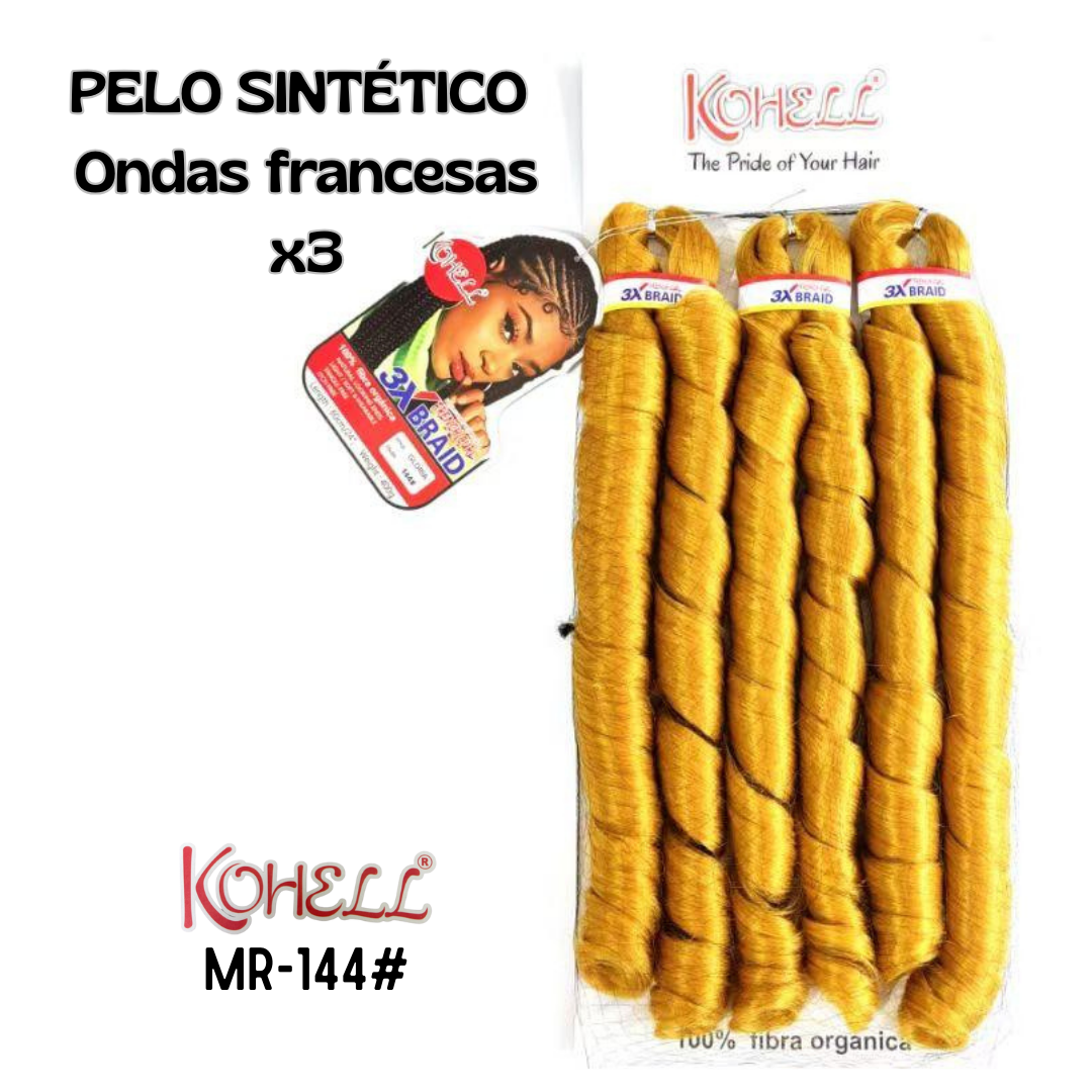 PELO SINTÉTICO ONDAS FRANCESAS - MR-144#