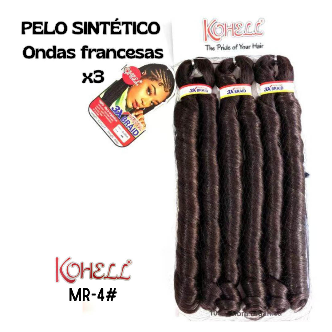 PELO SINTÉTICO ONDAS FRANCESAS - MR-4#