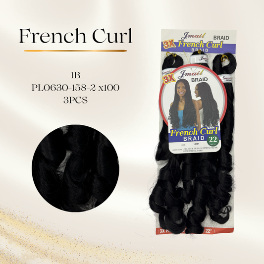 PL0630-158-2 · PELO SINTETICO ONDAS DE MAR X 3 COLAS CABELLO SINTETICO
