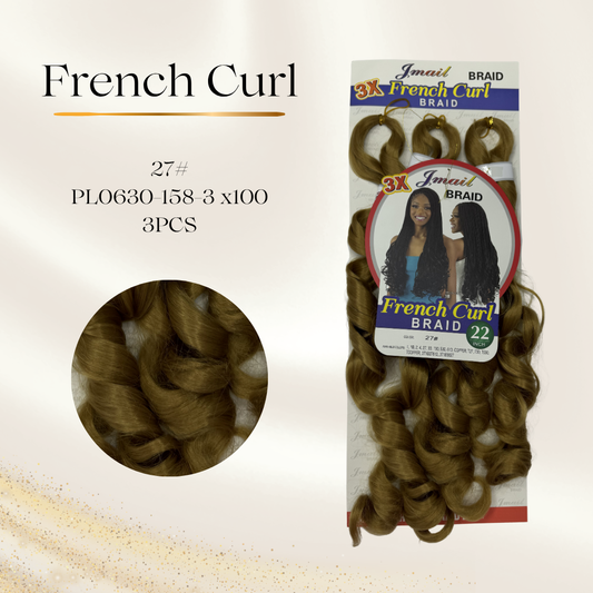 PL0630-158-3 · PELO SINTETICO ONDAS DE MAR X 3 COLAS CABELLO SINTETICO