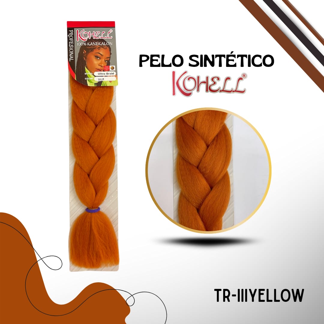 PELO SINTÉTICO UNICOLOR - TR-IIIYELLOW