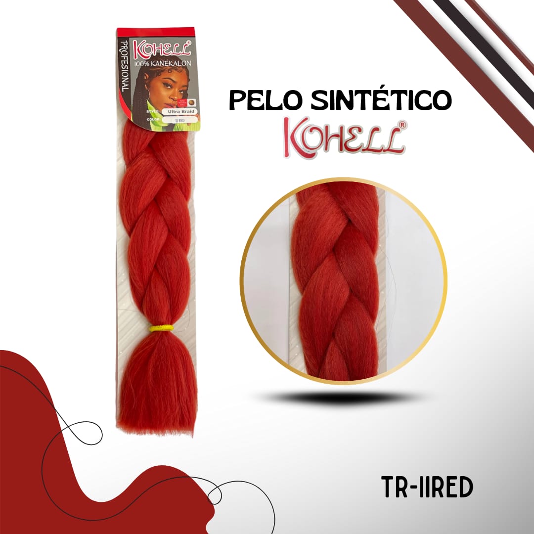 PELO SINTÉTICO UNICOLOR - TR-II RED